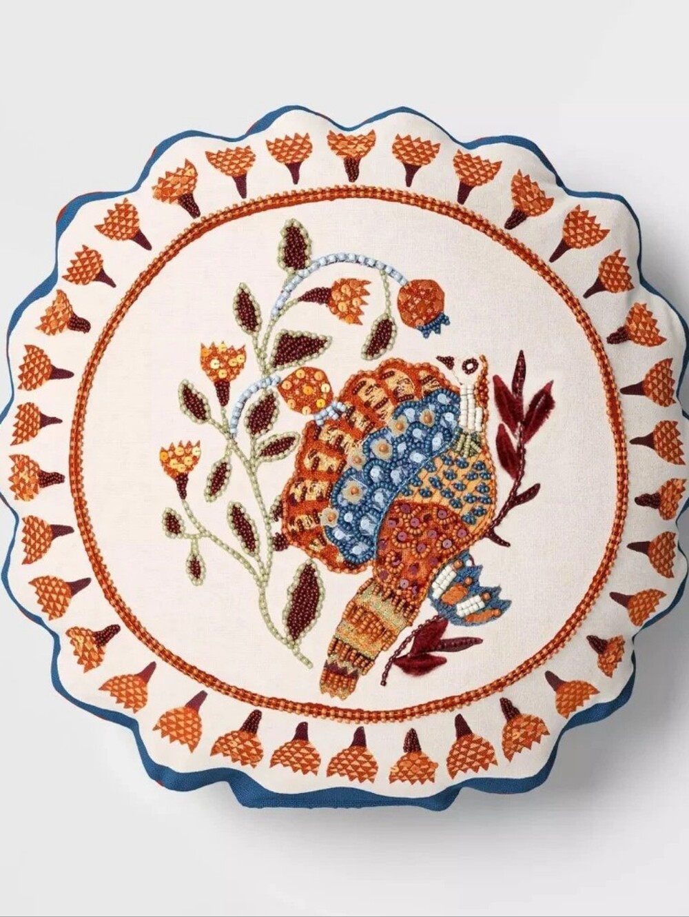 Round Turkey Pillow - Threshold